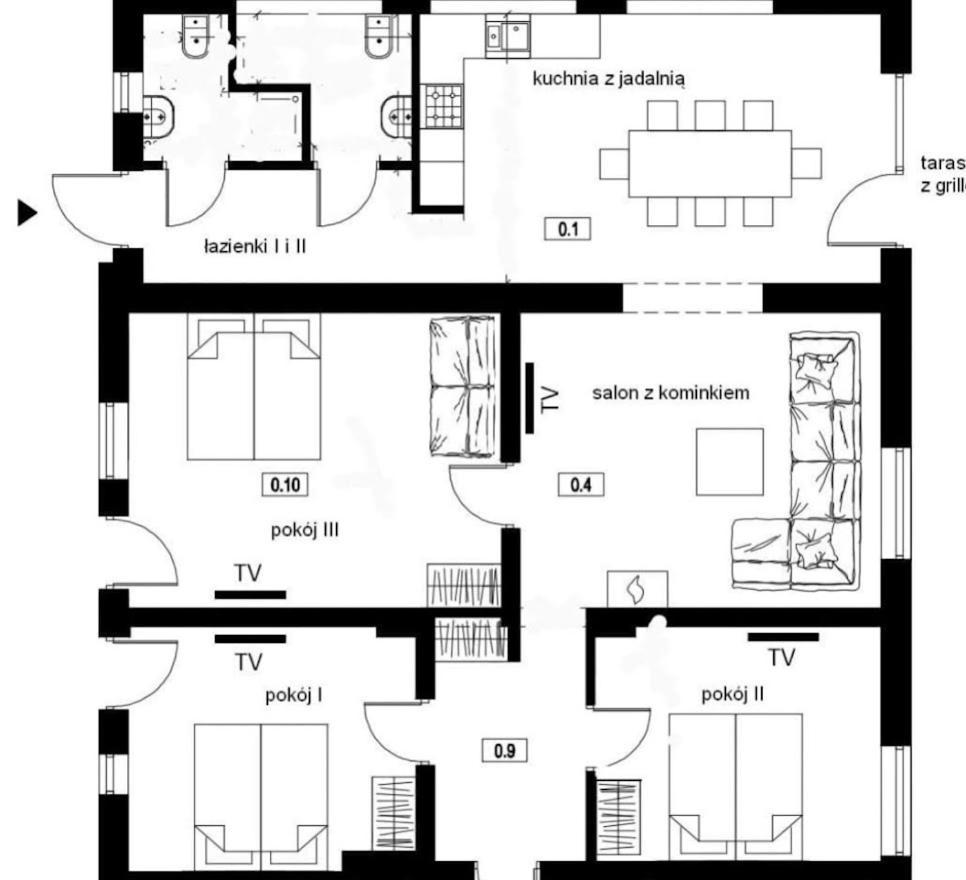 Apartament Pod Bukowym Lasem Meszna Esterno foto