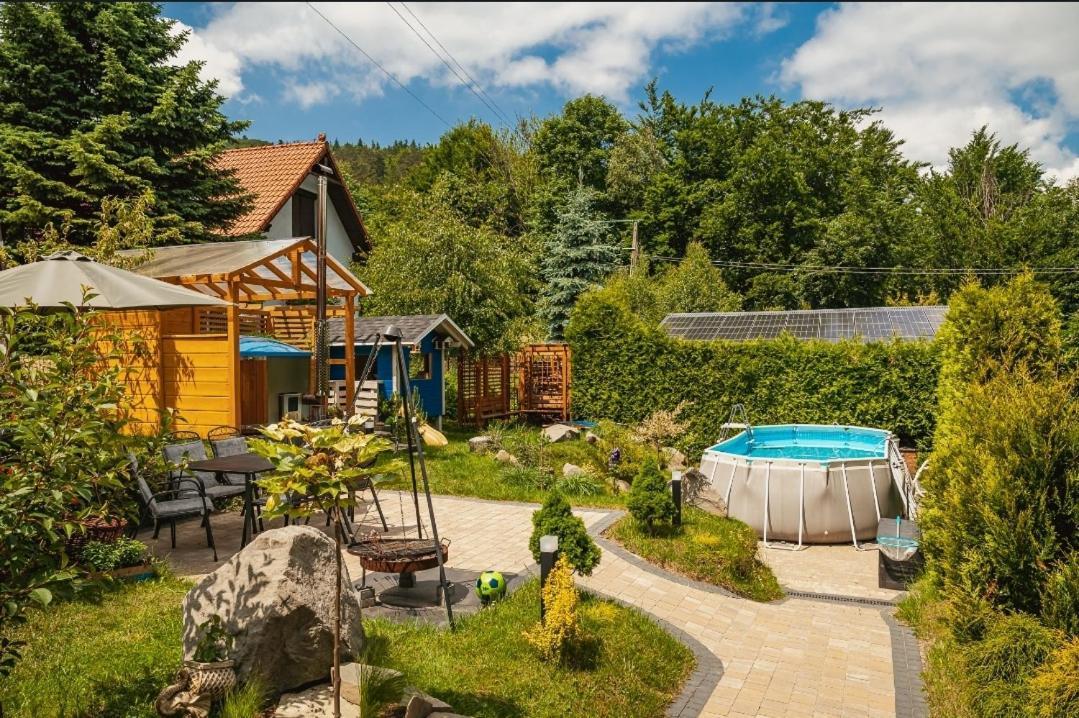 Apartament Pod Bukowym Lasem Meszna Esterno foto