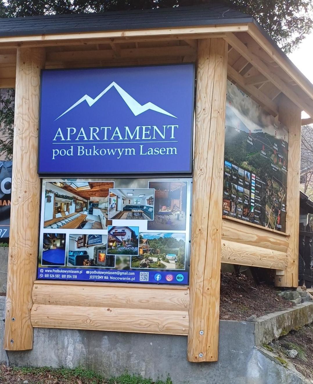 Apartament Pod Bukowym Lasem Meszna Esterno foto